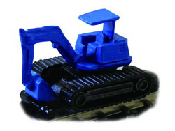 軌陸車 ショベルカー （ブルー）【津川洋行・NC-114】「鉄道模型 Nゲージ 津川洋行」