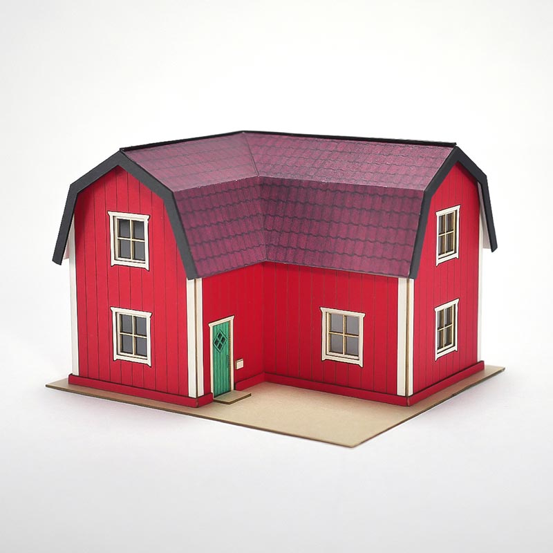 1/150 戸建住宅 K【東京ジオラマファクトリー・0129】「鉄道模型 1/150 東京ジオラマファクトリー」