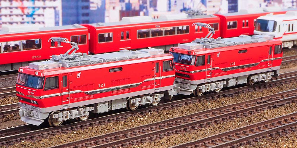 ※新製品 9月発売※名鉄EL120形電気機関車 2両（T＋M）セット（動力付き）【グリーンマックス・31909】「鉄道模型 Nゲ…