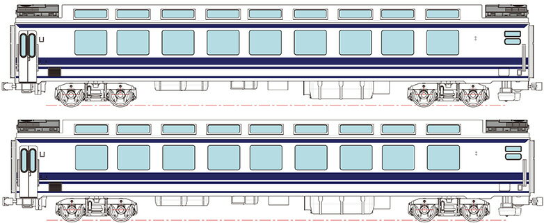 ユーロライナー 増結2両セット【トラムウェイ・TW-EUC-Y】「鉄道模型 HOゲージ トラムウェイ」