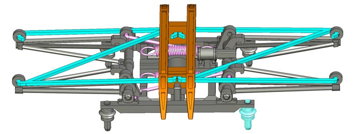 パンタグラフ PS16 1個入【トラムウェイ・TW-PS16】「鉄道模型 HOゲージ トラムウェイ」