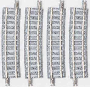 カーブPCレール C541-7.5-PC（F）（4本セット） 【TOMIX・1199】「鉄道模型 Nゲージ TOMIX」...