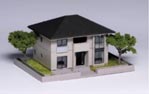 庭のある家2 ブラウン 【KATO・23-404A】「鉄道模型 Nゲージ KATO」