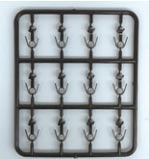 1/80 モデルアイコンカプラー 0310 黒色 12個入り【モデルアイコン・649F2】「鉄道模型 HOゲージ」