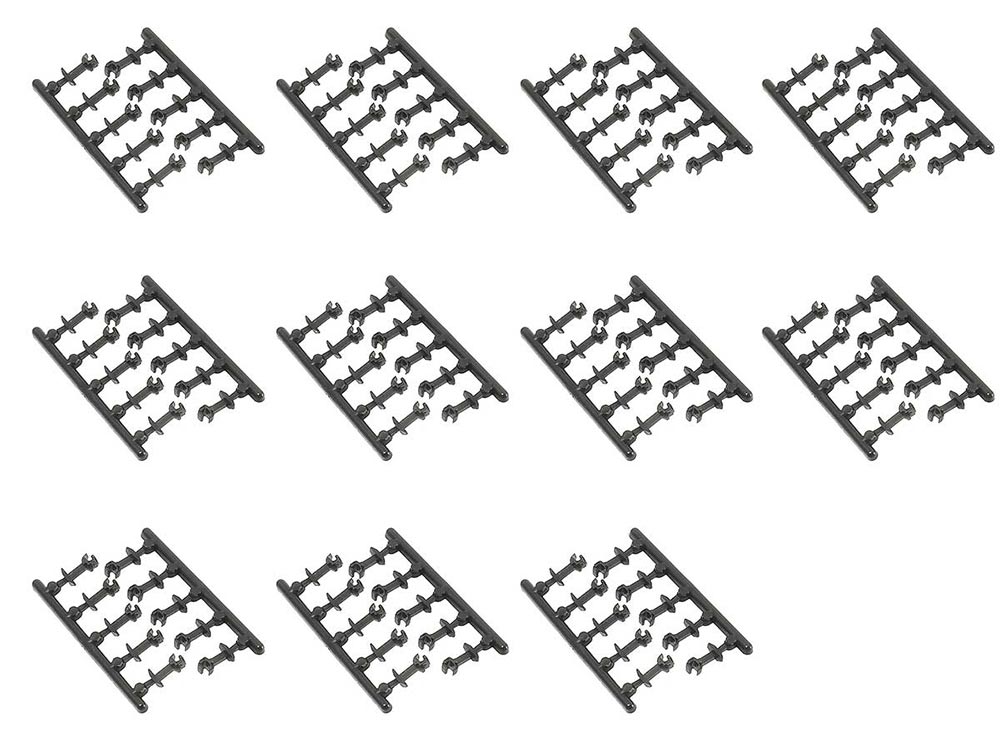 ナックルカプラー 徳用パック(中 黒/110個入り)【グリーンマックス・8900】「鉄道模型 Nゲージ グリーンマックス」