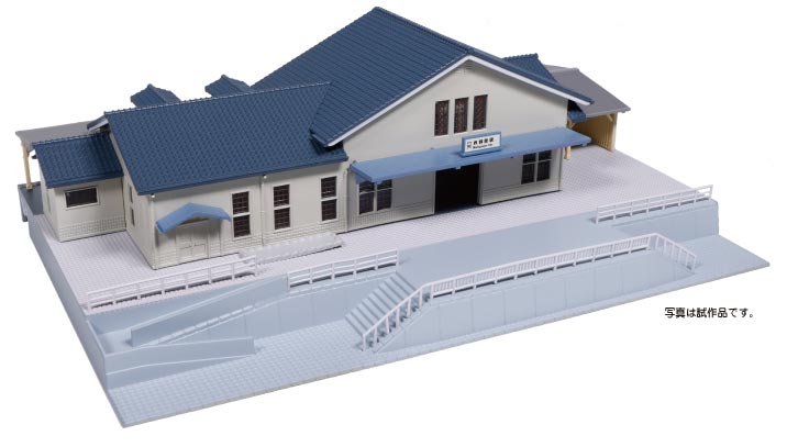 近郊形地上駅舎（モノトーン）【KATO・23-211D】「鉄道模型 Nゲージ KATO」