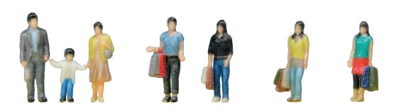 買い物客【KATO・24-239N】「鉄道模型 Nゲージ KATO」