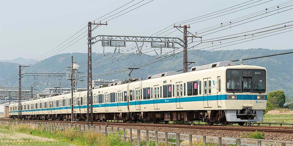 小田急8000形（更新車 車番選択式）基本6両編成セット（動力付き）【グリーンマックス・50830 】「鉄道模型 Nゲージ グリーンマックス」
