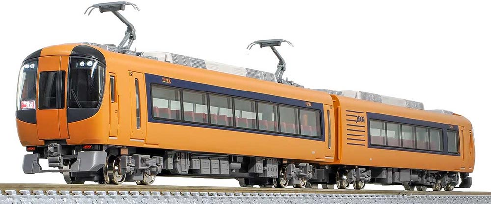 Trains - 近鉄22600系Ace（旧塗装 旧座席番号表示 車番選択式）基本2両編成セット(動力付き)【グリーンマックス・32072】「鉄道模型 Nゲージ グリーンマックス」