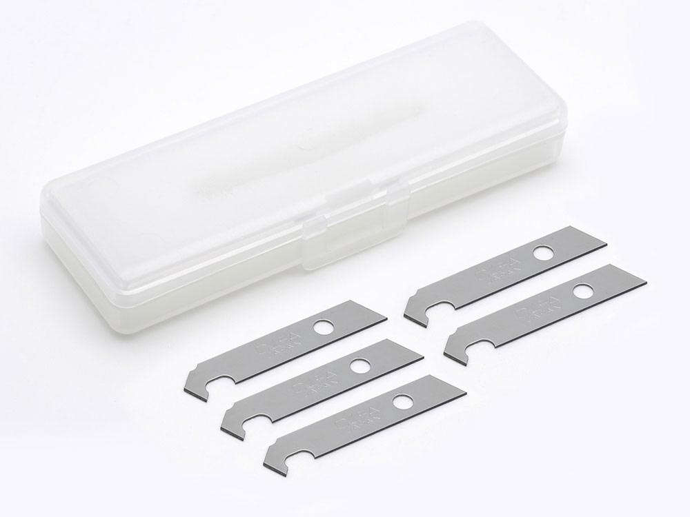 モデラーズナイフPRO 替刃 （プラカット刃） 5枚【タミヤ・74160】「鉄道模型 タミヤ」