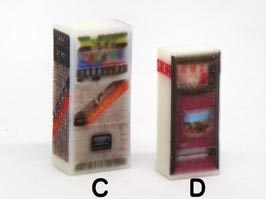 1/150 自動販売機CDセット【梅桜堂・AC-084-15C】「鉄道模型 1/150 梅桜堂」...