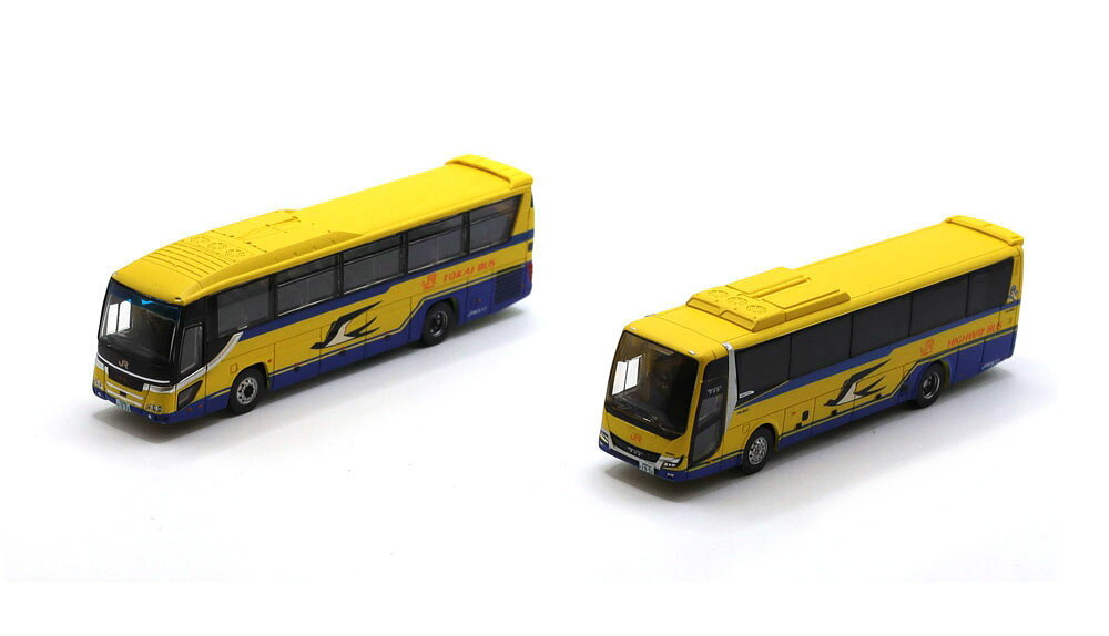 ザ バスコレクション ジェイアール東海バス黄色いバス 2台セット【トミーテック・335474】「鉄道模型 Nゲージ トミーテック」