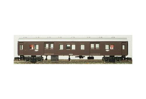 着色済み オユ12形（茶色）【グリーンマックス・11040】「鉄道模型 Nゲージ」