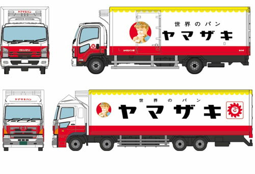 ザ トラックコレクション ヤマザキパン トラックセット【トミーテック・307709】「鉄道模型 Nゲージ」のサムネイル