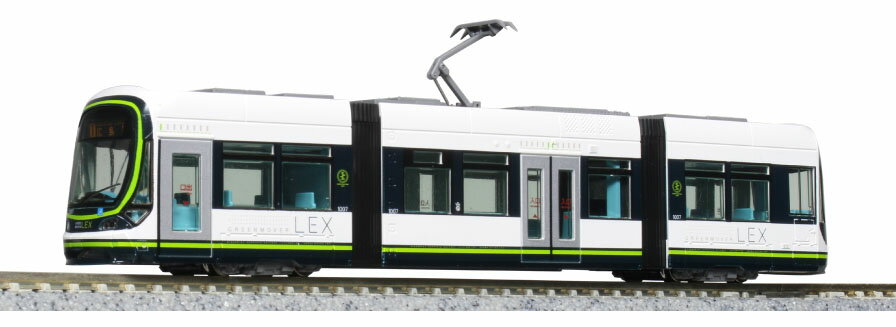 ※再生産　9月発売※広島電鉄1000形 グリーンムーバーLEX【KATO・14-804-1】「鉄道模型 Nゲージ カトー」