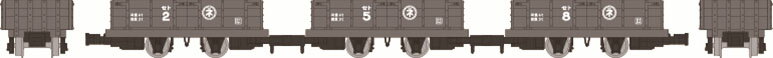 鉄道コレクション ナローゲージ80 猫屋線 短小無がい車 3両セット【トミーテック・314523】「鉄道模型 HOゲージ」