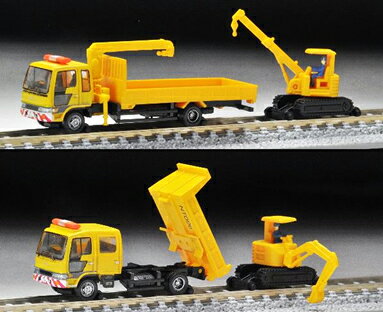 ザ トラックコレクション 軌陸保線車両セットB【トミーテック・314899】「鉄道模型 Nゲージ」のサムネイル