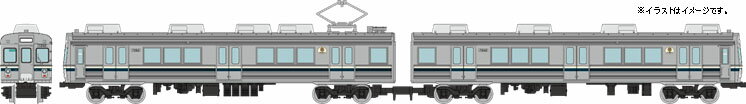鉄道コレクション 上田電鉄7200系2両セットC【トミーテック・315230】「鉄道模型 Nゲージ」
