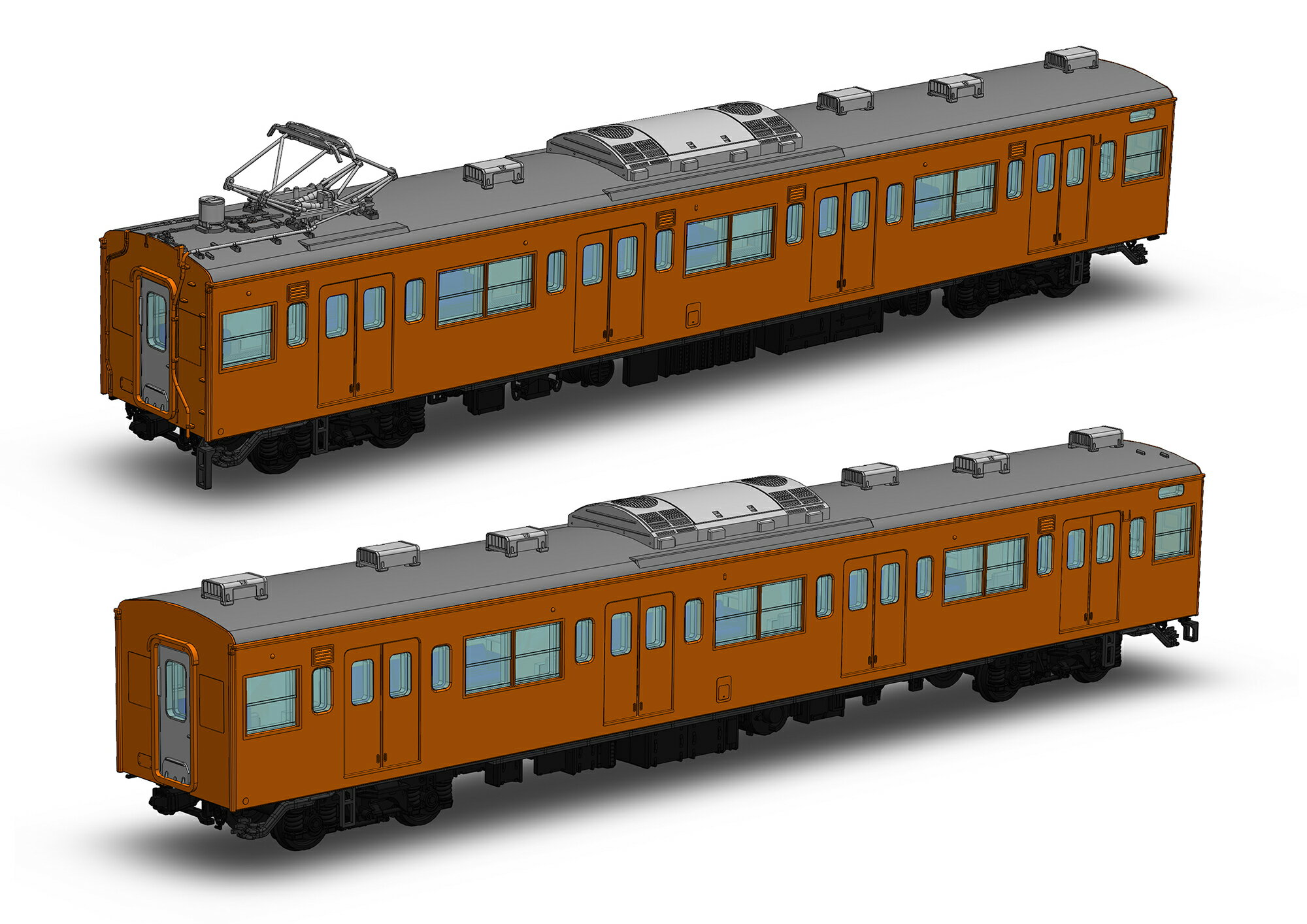 PP073 1/80 JR東日本201系直流電車（中央線）モハ201 モハ200キット「鉄道模型 1/80」