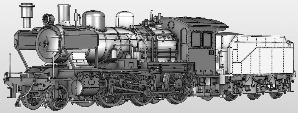 8620門デフ 深い乙キャブ【トラムウェイ・TW-8620F011】「鉄道模型 HOゲージ」