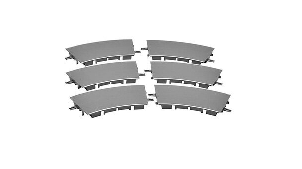 バスコレ走行システム C-003-2 道路パーツC140-30-RO（6本セット）【トミーテック 325604】「鉄道模型 Nゲージ」