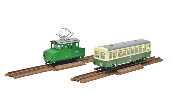 鉄道コレクション ナローゲージ80 赤坂鉱山 従業員輸送列車（デキ1+ホハフ1） 2両セット【トミーテック・327455】「鉄道模型 HOゲージ」