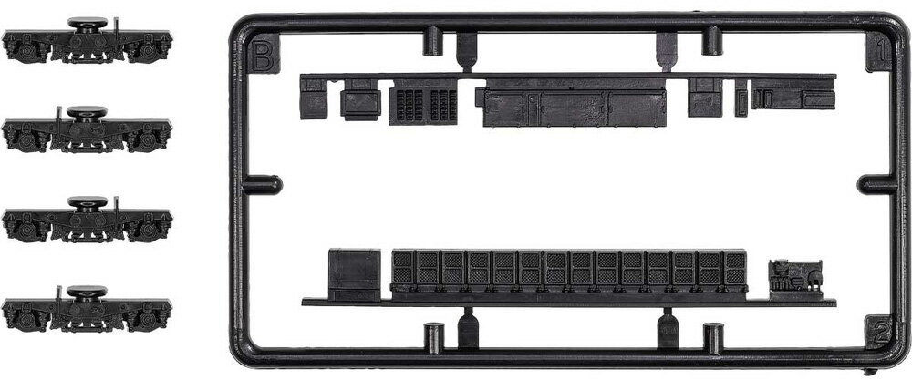 動力台車枠 床下機器セット A-39 （DT50D＋BM）【グリーンマックス・8526G】「鉄道模型 Nゲージ」