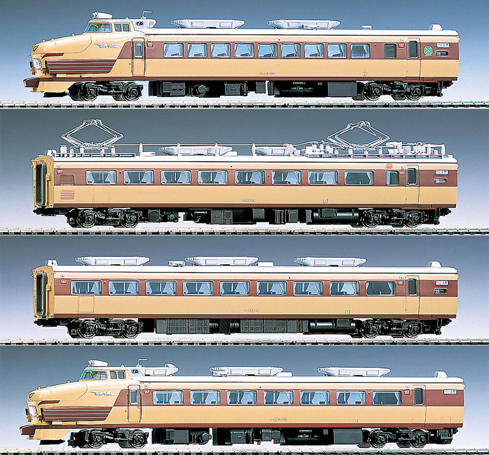 485系特急電車（初期型 クロ481-100）基本セット（4両）【TOMIX・HO-9078】「鉄道模型 HOゲージ トミックス」