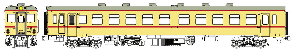 Trains - キハ26バス窓（準急色） 動力付【トラムウェイ・TW-26AM-2】「鉄道模型 HOゲージ」