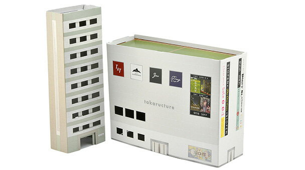 ペーパーストラクチャー C02 ワンルームマンション ファッションビル【トミーテック・325819】「鉄道模..