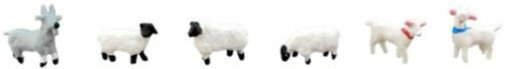 ザ 動物107 牧場の羊 ヤギ【トミーテック 328193】「鉄道模型 Nゲージ」