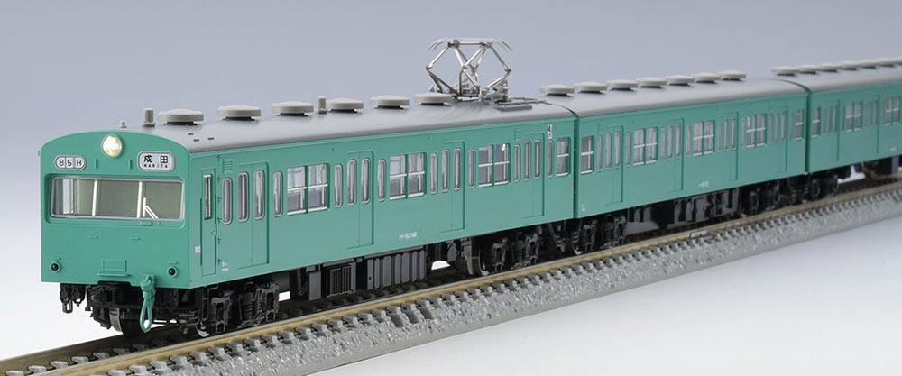 103系通勤電車 （初期型非冷房車 エメラルドグリーン）増結セット（2両）【TOMIX・98536】「鉄道模型 Nゲージ トミックス」