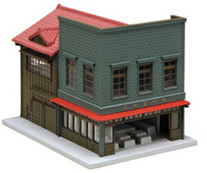 看板建築の角店1 銅板【KATO・23-475】「鉄道模型 Nゲージ ストラクチャー」