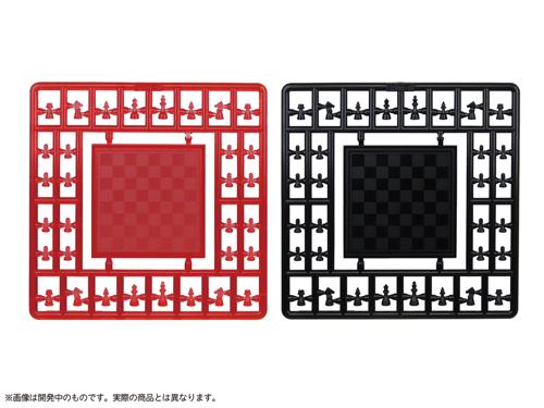 プリプラ フィギュアでチェス（クリアレッド×ブラック）