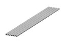 プラ=材料【グレー】 細長丸パイプ 4 x 8 mm 5本入