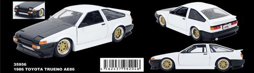 1/24 スケール JDM 1986 Toyota Trueno AE86