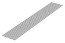 プラ=材料【グレー】 細切り板1.0 x 3.0 mm 10本入