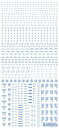 RB02-100BLU 1/100 ワンカラーブルー RB02 コーションデカール (1枚入)