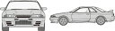 ID-286 1/24 NISSAN SKYLINE GT-R(BNR32 GROUP-A RACING)