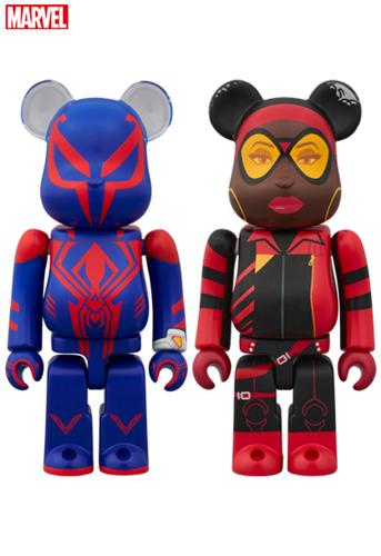 BE＠RBRICK SPIDER-MAN 2099 ＆ SPIDER-WOMAN 2PCS SET