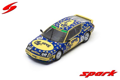 S7333 1/43 Alpine V6 Turbo No.1Champion Renault Elf Turbo Europa Cup 1988Massimo Sigala