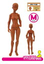 関節技EX 1/12素材ちゃんM 褐色