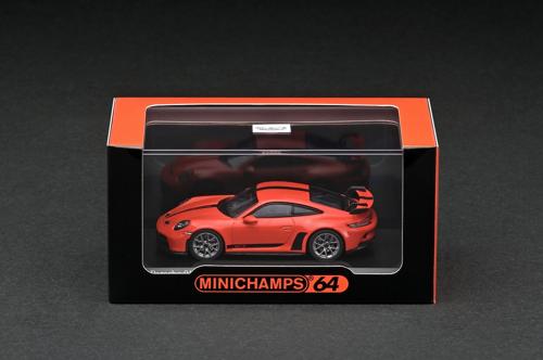 643061004 Minichamps 64 1/64 PORSCHE 911 GT3 i992j 2021 LAVA ORANGE