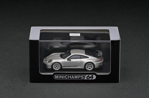 643061005 Minichamps 64 1/64 PORSCHE 911 GT3 （992） 2021 GT SILVER METALLIC
