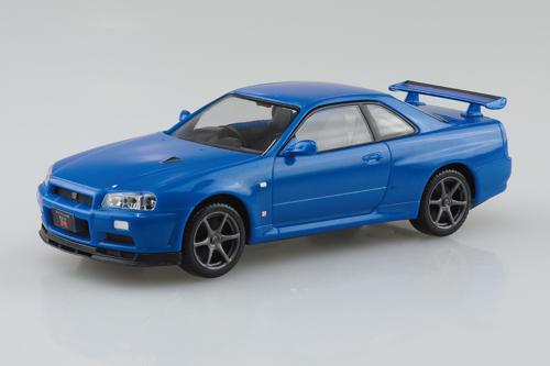 Rakuten - 楽プラ スナップキット 12-BB ニッサン R34 スカイライン GT-R(ベイサイドブルー)