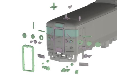 楽天市場】1/80スケール プラスチックキット 急行・近郊型用シールド