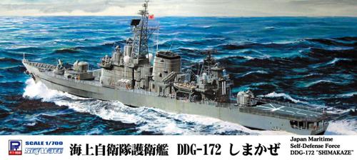 ■商品説明DDG-172「しまかぜ」は「はたかぜ」型ミサイル護衛艦の2番艦として1988年に就役、現在は、佐世保の第4護衛隊群第8護衛隊に所属しています。■商品スペックメーカー：ピットロード品番：J87スケール：1/700JAN：4986470020181■備考1/700 プラモデル洋上/フルハルモデル選択可能新規追加パーツ ： フルハル用船底、衛星通信アンテナ新着艦標識、歩行帯等の新規デカール付属1隻入り全長：214mm