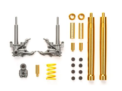 ■商品説明【仕上がりの精密感をさらに高める金属パーツのセットです】1/12スケールのHonda RC213Vにいっそうの見ごたえをプラスして完成度を高めるディテールアップパーツセットです。ゴールドアルマイト加工されたアルミ製のフォークアウターやリザーバータンク、金メッキ加工を施した真ちゅう製フォークインナー、イエロー塗装済みコイルスプリング、樹脂製のフォークボトムなどをセット。完成時の精密感と質感をいっそう高めます。■商品スペックメーカー：タミヤ品番：12667スケール：1/12JAN：4950344126675■備考アルミ製フォークアウターやリザーバータンク、イエロー塗装済みコイルスプリング、樹脂製のフォークボトムなどをセット