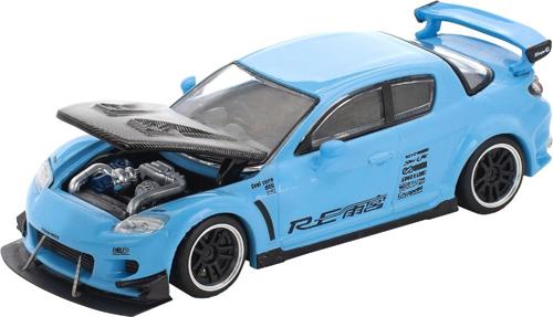 1/64 MAZDA RX-8 RE-AMEMIYA - LIGHT BLUE マツダ RX-8 RE雨宮 ライトブルー