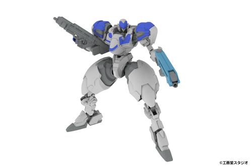 ■商品説明PLUMPMOAが展開する「5inch Mechanism」。集めて楽しんでもらう事をコンセプトにした全長5インチ、約130mm前後のプラスチックキットシリーズです。5inMシリーズ第8弾、『POWERDoLLS2』シリーズ第4弾としてゲーム後半の主役機「X-4S(PDW-S810) 装甲歩兵」が1/48スケールプラスチックキットとして登場です。総パーツ点数118の組み立てやすいボリュームで新規設計！徹底したパーツ分割による色分けにより、組み立てるだけでイメージに近い仕上がりとなります。後はめジョイントパーツにより、プラスチックキット初心者の方でも簡単に組み立てられます。背と肩には別売りの拡張セットが取り付けられる仕様です。P-9RSアサルトライフル、M58グレネード、手持武装用持ち手（左右）、MC120用X-4S専用ハンガー、デカールが付属します。大胆なポージングが可能のプレイバリューが高い商品となっております。■商品スペックメーカー：ピーエムオフィスエー品番：PP245サイズ：約135mm商品仕様：プラスチックキット著作権表記：工画堂スタジオスケール：1/48JAN：4582362388492■備考※画像は開発中のCGデータです。実際の商品とは異なります。※組み立て、塗装が必要なプラスチックキットです。別途、工具・塗料等が必要となります。